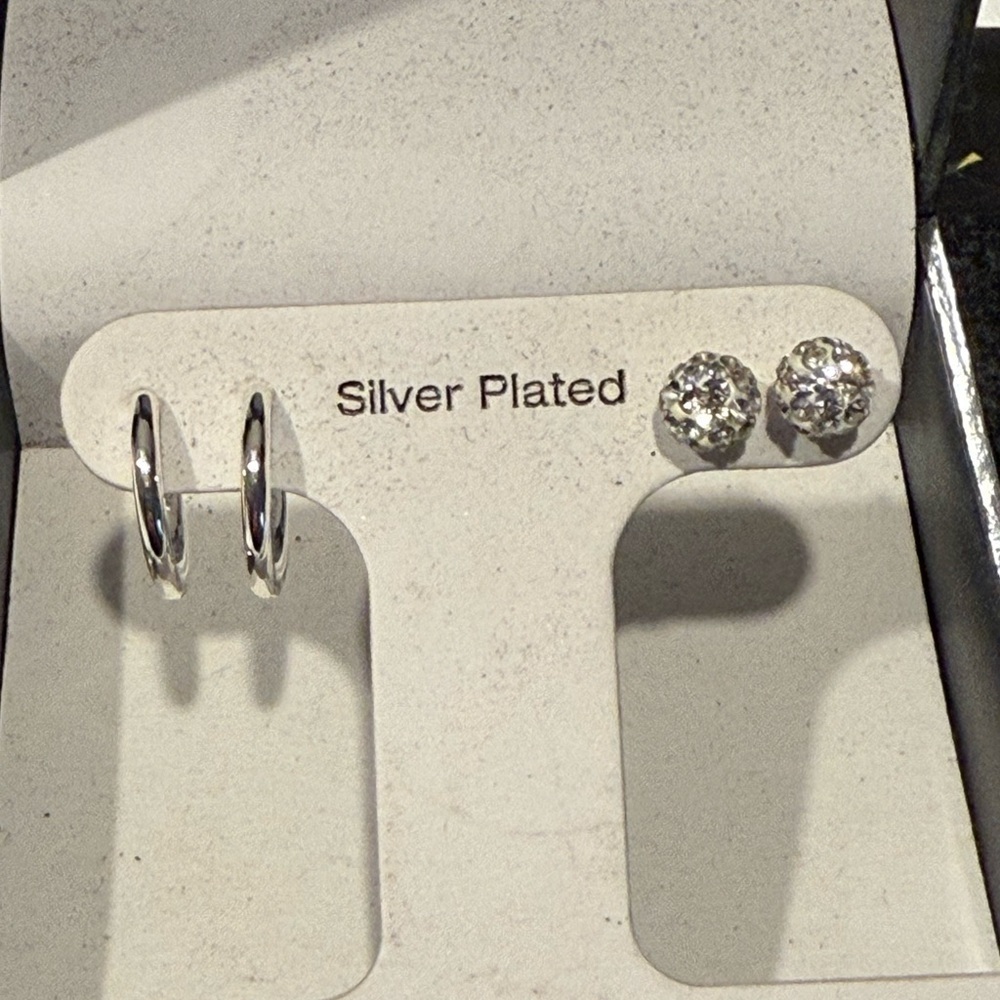 Silver Plated Earrings by And Now This - Picture 2 of 4